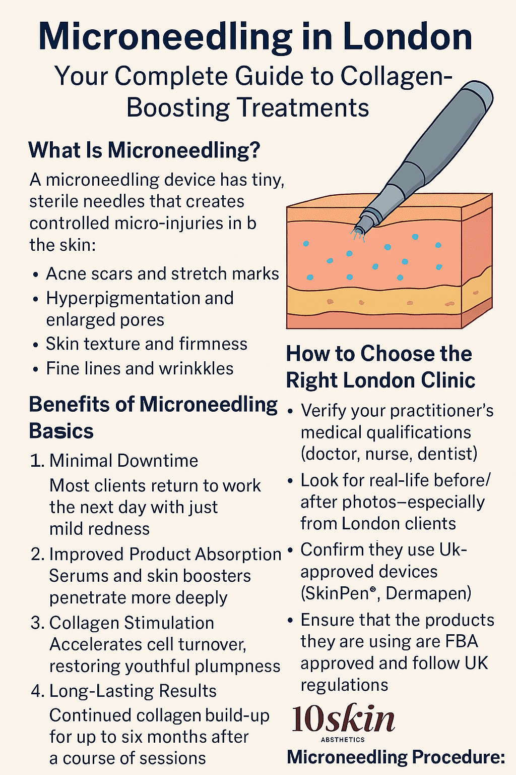SkinPen Microneedling treatment in London Clinic